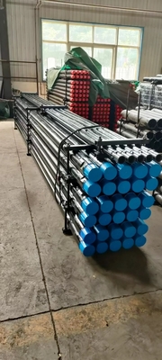E75 a doppia parete tubo di trivellazione nero / blu 3m / 4,5m / 6m lunghezza
