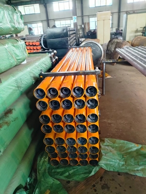 Acciaio al carbonio 8,56 mm tubo di trivellazione robusta costruzione a doppia parete 73/76/89 mm OD Nero/blu